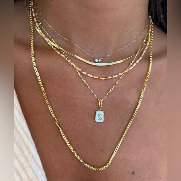 New! Gorjana Mini Bodhi Neckace, 22” - Picture 1 of 6